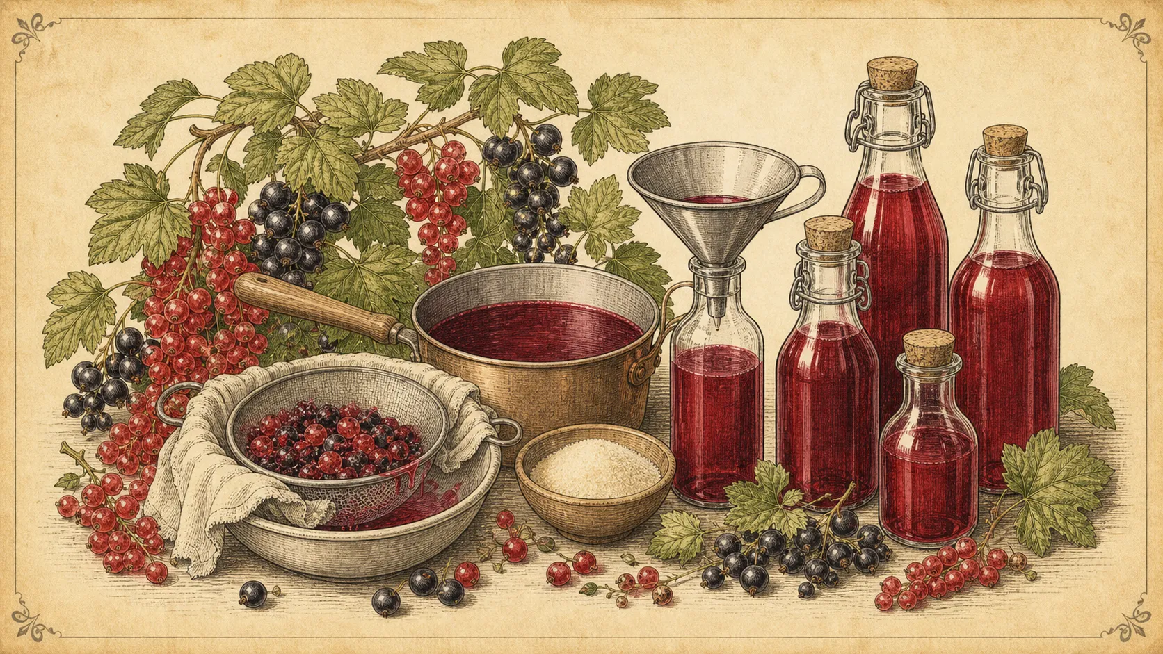 Abbildung: Johannisbeer-Sirup