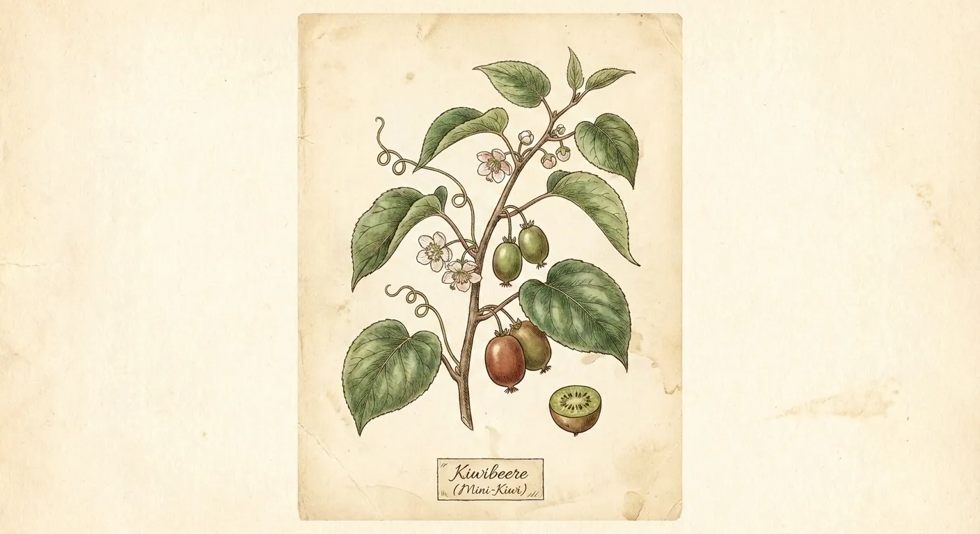 Abbildung: Kiwibeere (Mini-Kiwi)