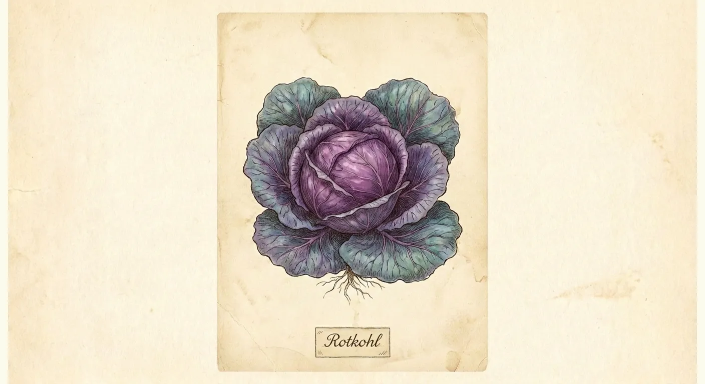 Abbildung: Rotkohl (Blaukraut)