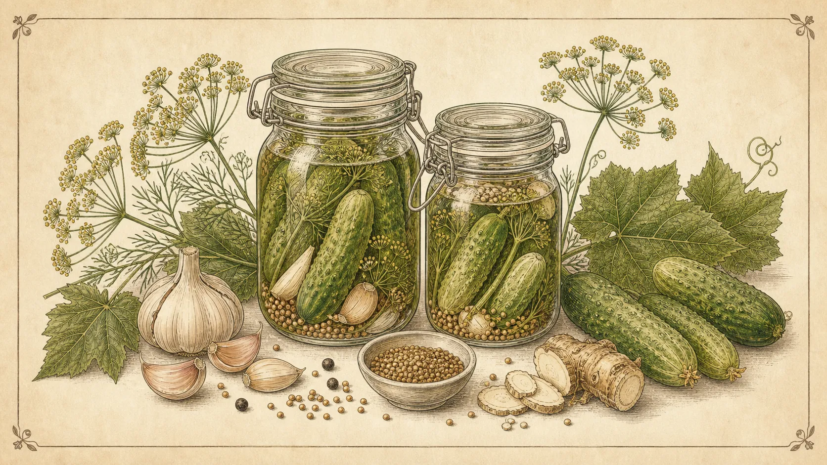 Abbildung: Salzgurken fermentieren