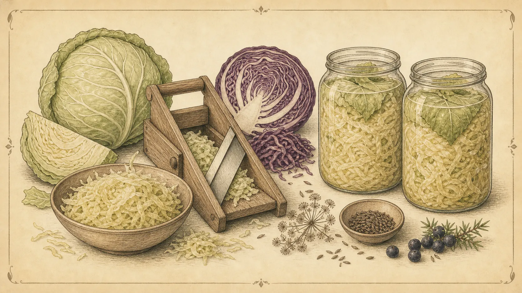 Abbildung: Sauerkraut im Glas