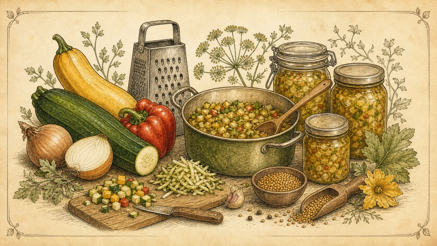 Abbildung: Zucchini-Relish